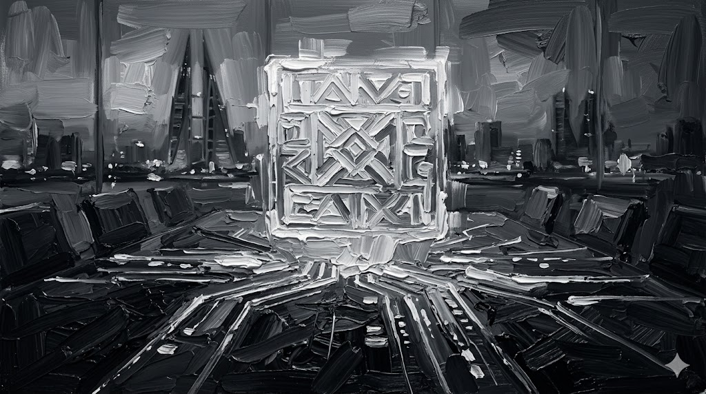 Brand identity design Bahrain 2026 Cyber-Heritage concept fusing Dilmun patterns with modern digital aesthetics