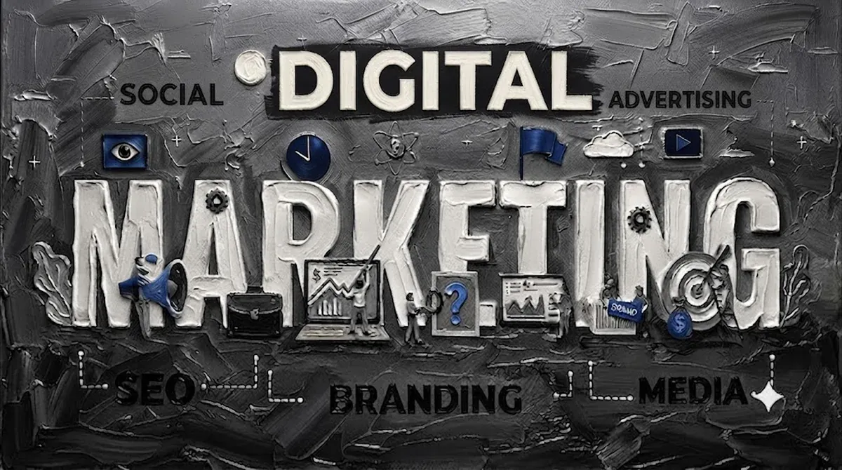 Digital marketing agencies near me 2026: pipeline architecture and AI visibility concept