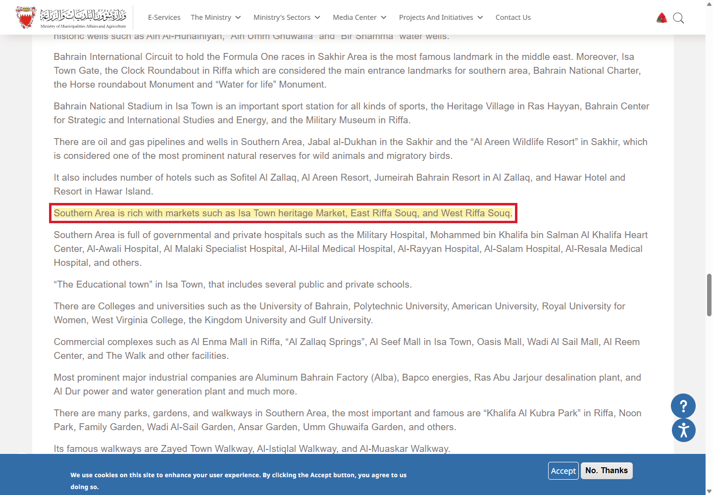 Step 4: the official municipality page identifies Isa Town heritage Market but does not publish opening hours.