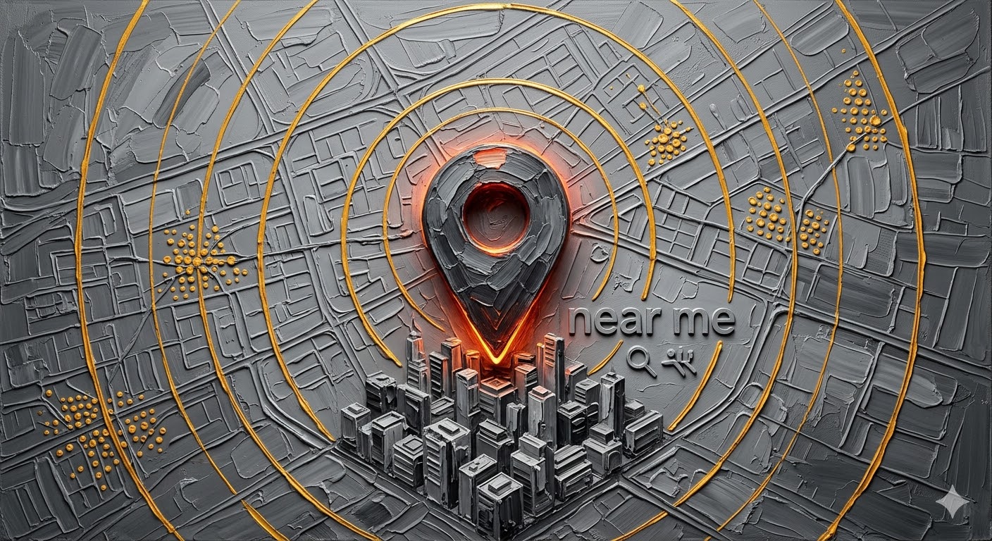 Local SEO Bahrain 2026 Google Maps showing business pins in Muharraq and Riffa neighbourhoods