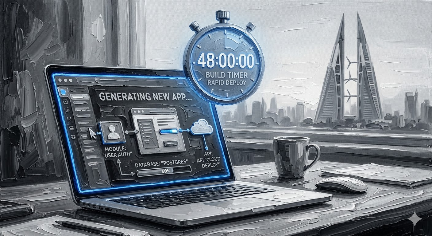 no-code web development Bahrain 2026 vibe coding MVP launch startup