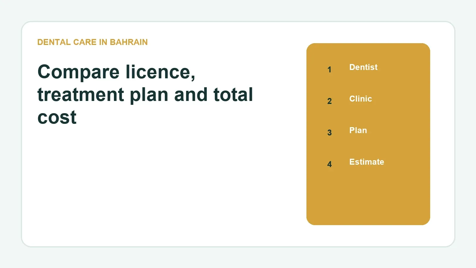 Dentists and Dental Costs in Bahrain: Licence, Fees and Appointment Guide