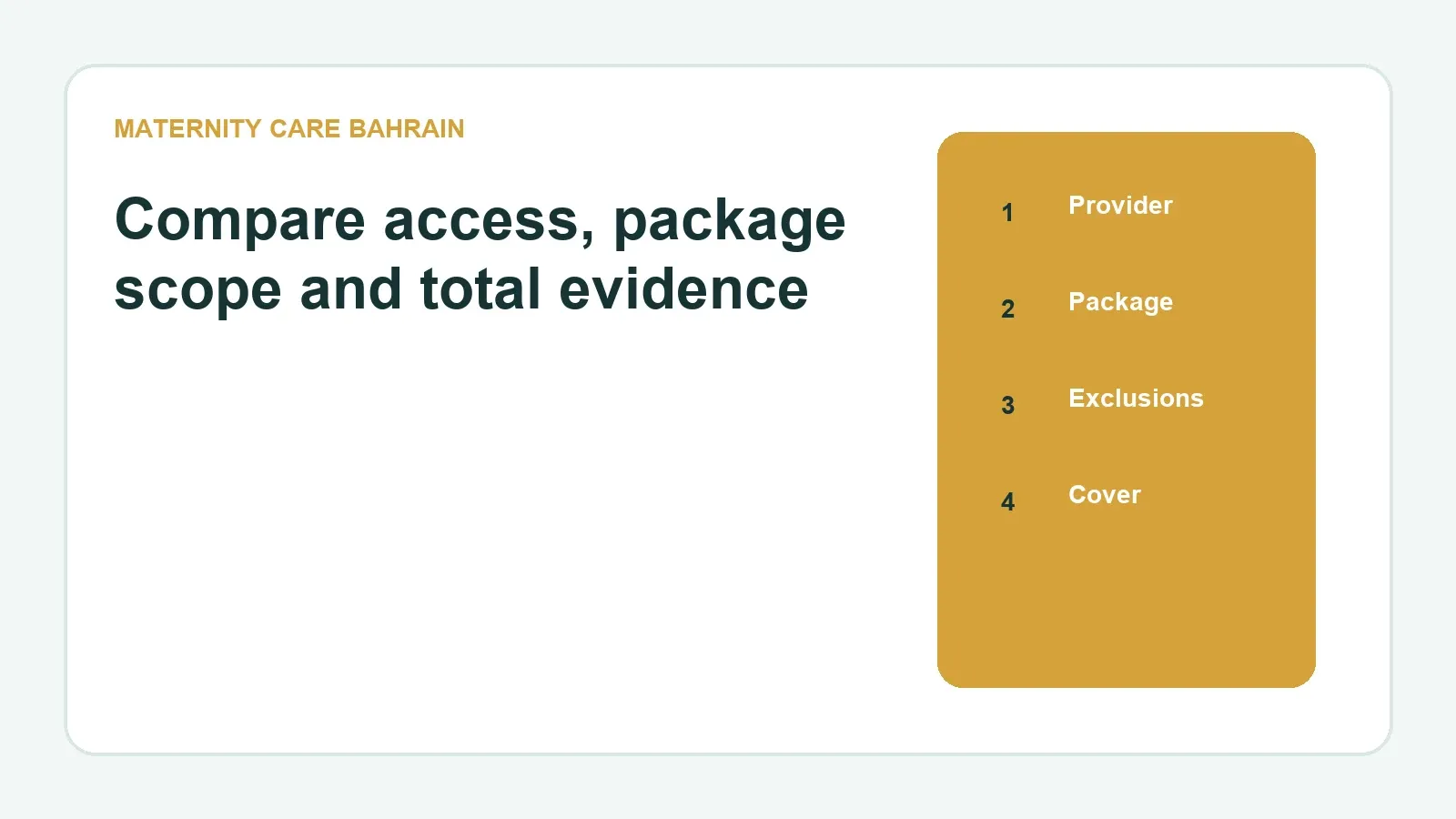 Editorial visual for Maternity Care Costs in Bahrain: Public Access and Private Packages