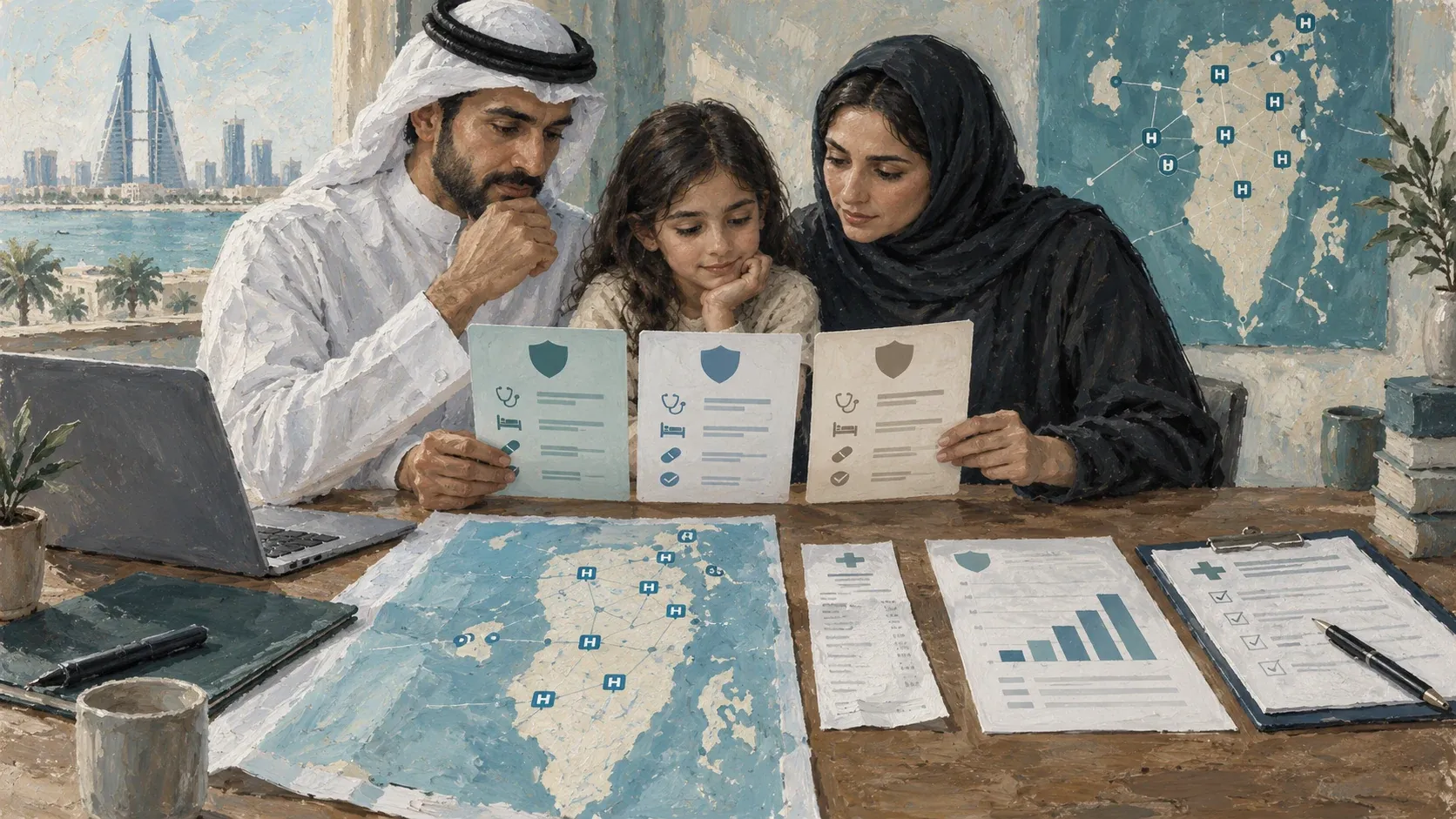 Compare Health Insurance Companies in Bahrain: Networks, Copays and Exclusions