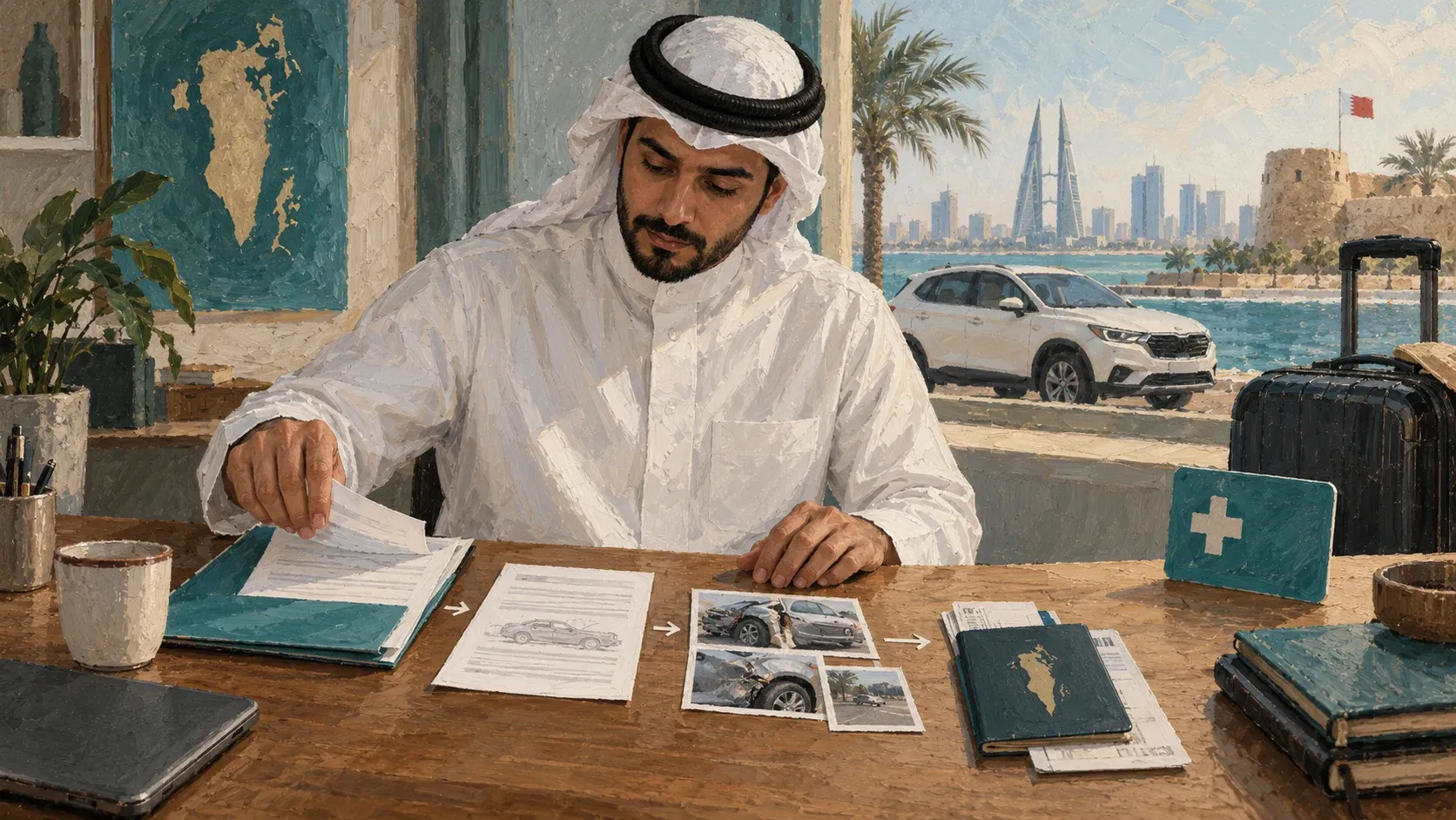 Editorial illustration for SNIC Insurance Bahrain: Official Services, Claims and Complaints