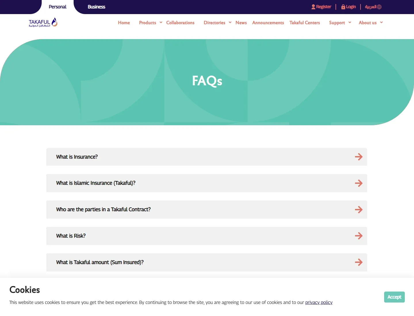Takaful International Bahrain FAQ