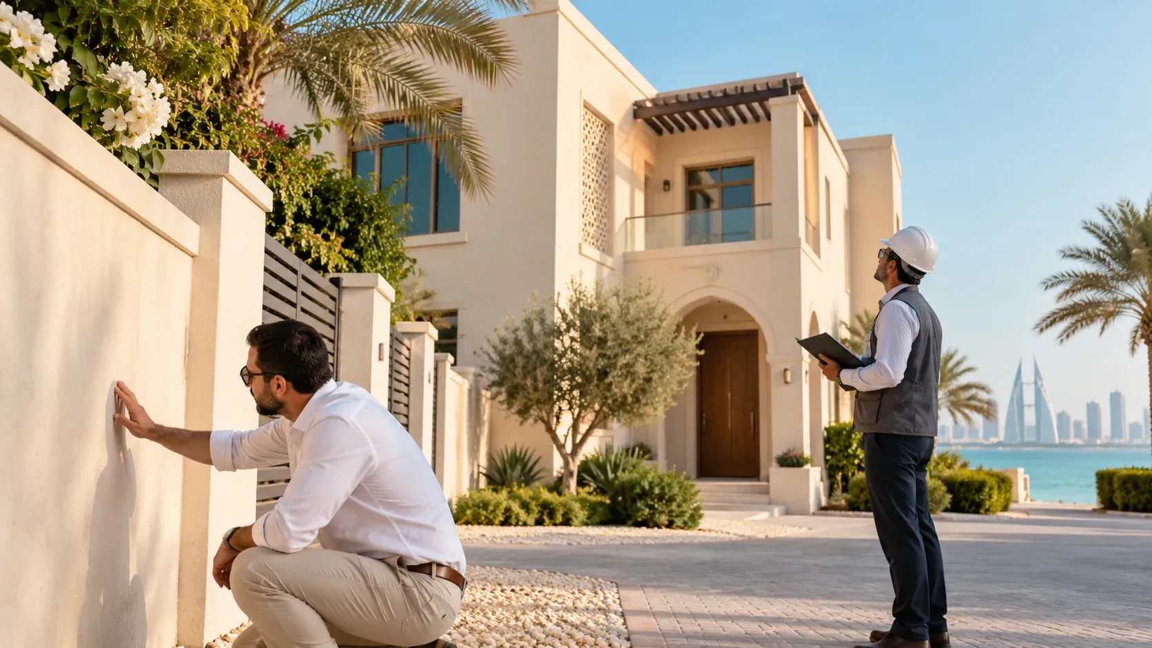 Villa for Sale in Bahrain: Title, Survey and Fee Checks