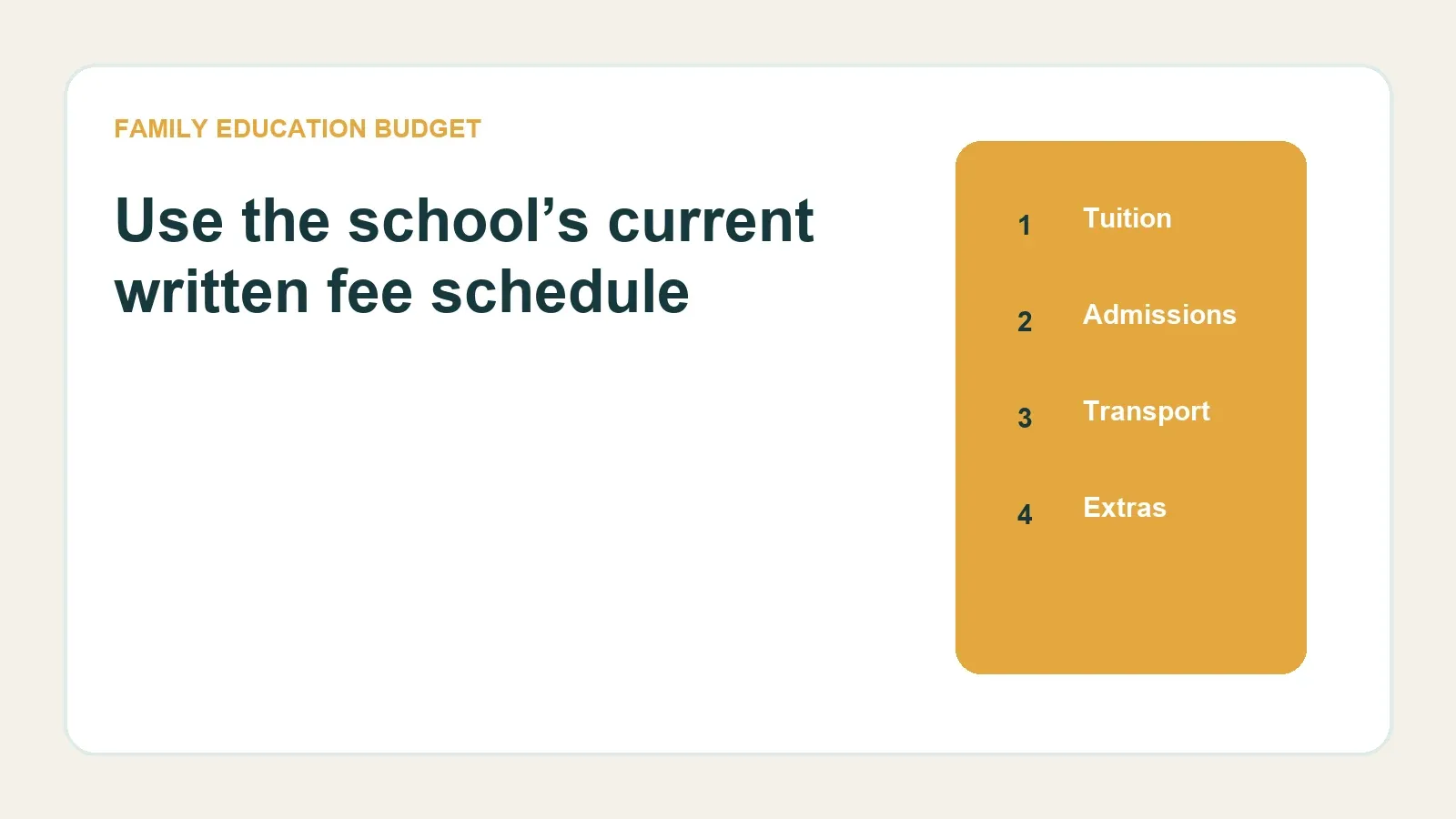 Editorial illustration for School Fees in Bahrain: Official Checks and a Family Budget