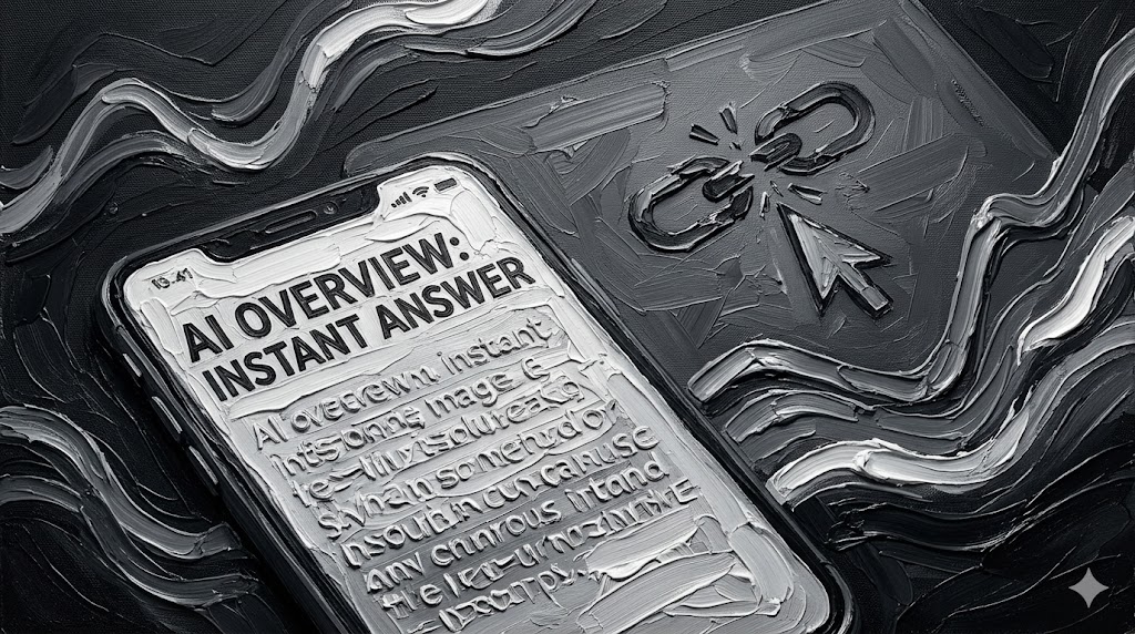 Zero-click SEO strategy Bahrain 2026 showing AI Overview answering a search query without user clicking any link